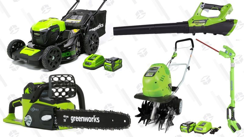 Gold Box de GreenWorks | AmazonGráfico: Shep McAllister